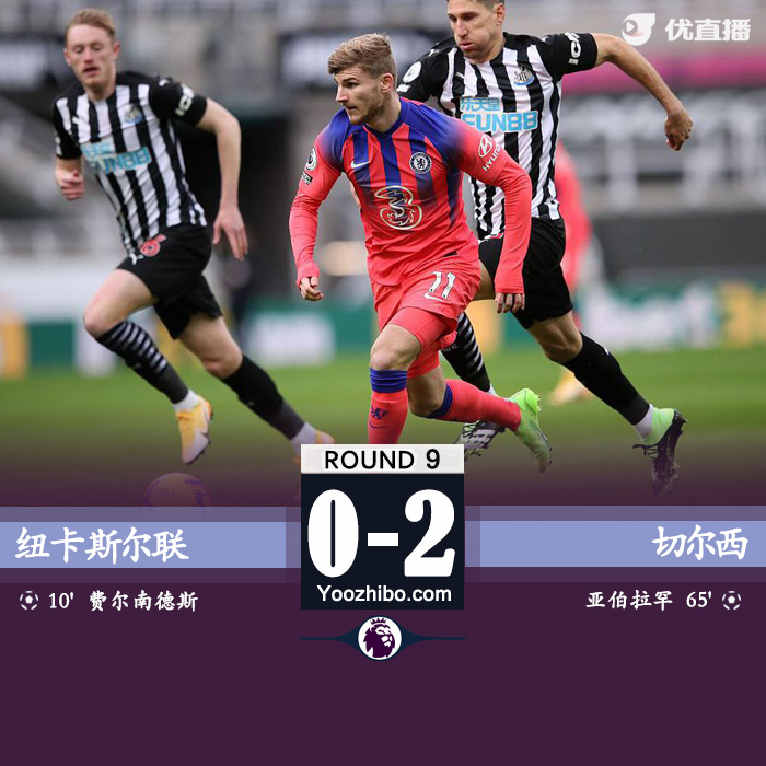 <a href=/zuq/chelsea/ target=_blank class=infotextkey>切尔西</a>2-0纽卡斯尔